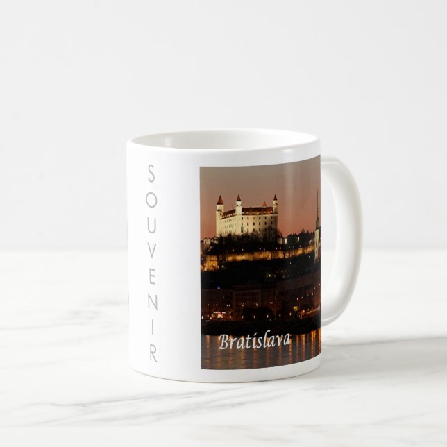 zSK005 BRATISLAVA, Slovakien, Europa Kaffemugg (Framsida höger)