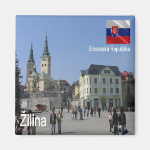 zSK008 ŽILINA, Slovakien, Europa, Fridge Magnet