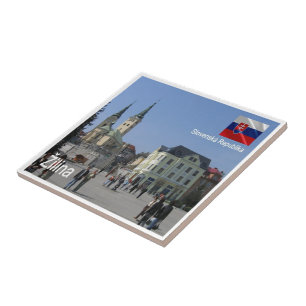 zSK008 ŽILINA, Slovakien, Europa Kakelplatta