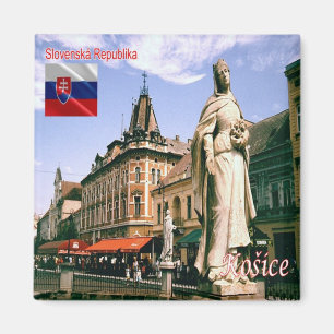 zSK011 KOŠICE, Slovakien, Europa, Frankrike Magnet