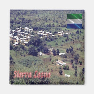 zSL003 SIERRA LEONE, Bafodia, Väster Afrika, Fridg Magnet