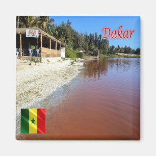 zSN005 DAKAR, Panorama, Senegal, Afrika, Fridge Magnet