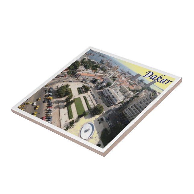 zSN007 DAKAR, Senegal, Afrika Kakelplatta (Sidan)