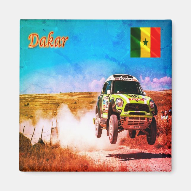 zSN009 SENEGAL, Senegal, Afrika, Fridge Magnet (Framsidan)