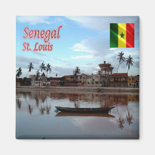 zSN011 SAINT LOUIS, Senegal, Afrika, Fridge Magnet
