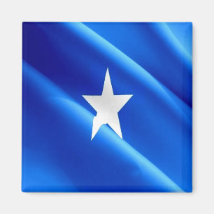 zSO002 SOMALIA, Wave Flagga, Afrika, Fridge Magnet
