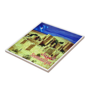 zSO005 SOMALIA, Taleh Castle, Afrika Kakelplatta