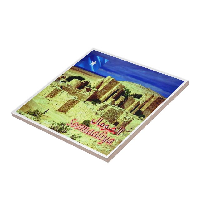 zSO005 SOMALIA, Taleh Castle, Afrika Kakelplatta (Sidan)