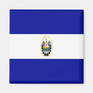 zSV001 EL SALVADOR, Flagga, Amerika, Fridge Magnet