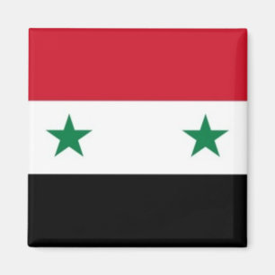 zSY001 Syrian FLAGGA Syrien, Fridge Magnet