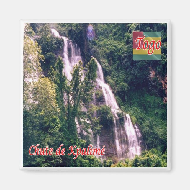 zTG003 TOGO, Kpaliméflockar, Afrika, Fridge Magnet (Framsidan)