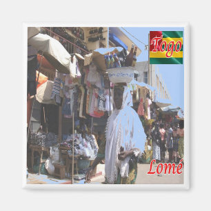 zTG004 LOME'Togo, Afrika, Fridge Magnet
