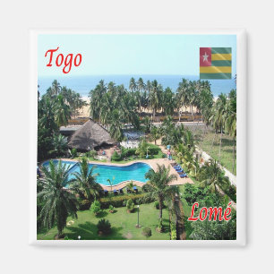 zTG006 LOME'Togo, Afrika, Fridge Magnet