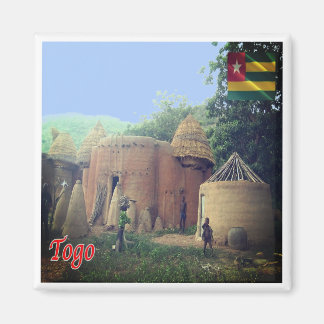 zTG008 TOGO, Taberma House, Afrika, Fridge Magnet