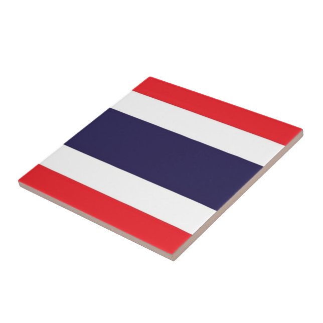 zTH001 Thai FLAGGA Thailand Kakelplatta (Sidan)