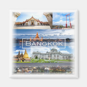zTH003 mosaic of BANGKOK, Thailand, Asien, Fridge Magnet
