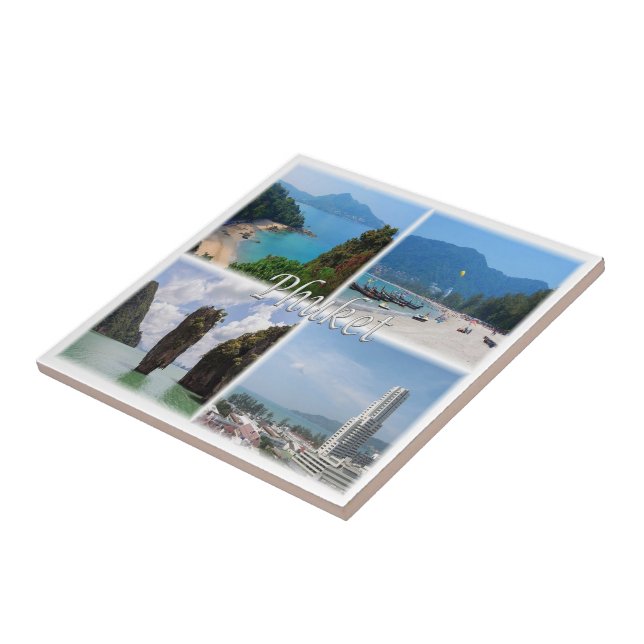 zTH004 PHUKET, Thailand, Asien, Kakelplatta (Sidan)