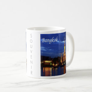 zTH016 BANGKOK efter nigth, Thailand, Asien, Kaffemugg