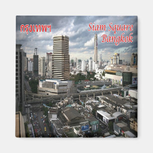 zTH030 SIAM SQUARE i Bangkok, Thailand, Fridge Magnet