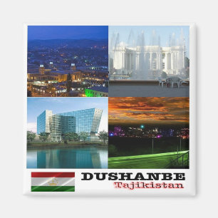 zTJ006 kollage in DUSHANBE Tadzjikistan Asia, Frid Magnet