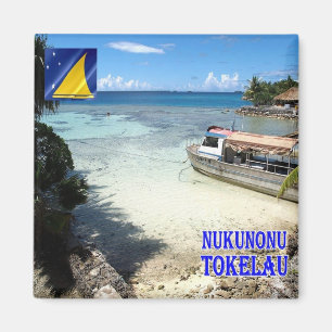 zTK005 NUKUNONU, Tokelau Island, Oceanien, Fridge Magnet