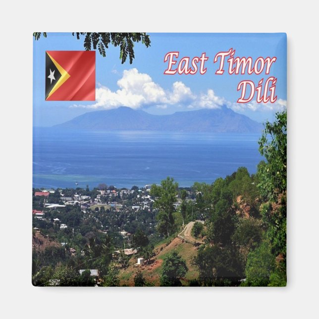 zTL006 DILI, Öster Timor, Asien, Fridge Magnet (Framsidan)
