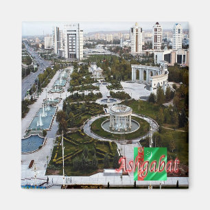 zTM006-vy av ASHGABAT, Turkmenistan Asia, Fridge Magnet