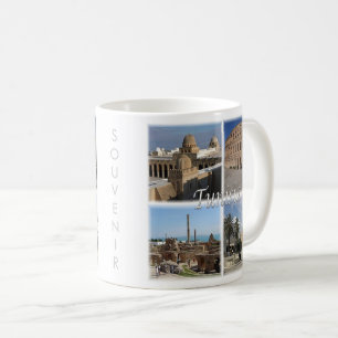 zTN018 TUNISIA, Mosaic, Afrika Kaffemugg