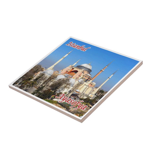 zTR018 BASILICA SAINT SOPHIA, Istanbul, Turkiet Kakelplatta (Sidan)