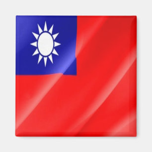 zTW002 TAIWANESE Wave Flagga,Taiwan Formosa,Fridge Magnet