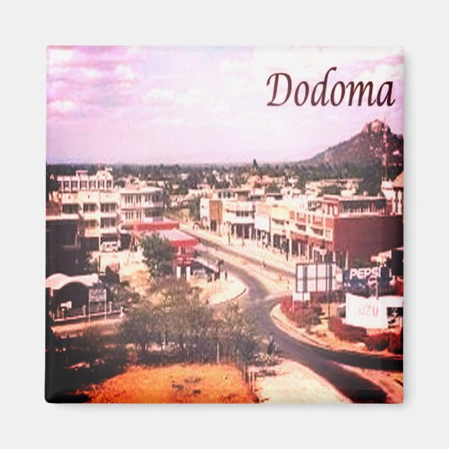 zTZ003 DODOMA, Tanzania, Afrika, Fridge Magnet (Framsidan)