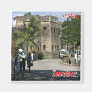 zTZ009 ZANZIBAR, Fort, Tanzania, Afrika, Fridge Magnet