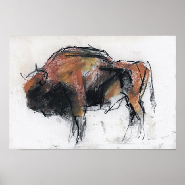 Zubre Bialowieza Poster (Framsidan)