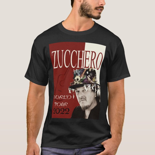 Zucchero World Tour 2022 T Shirt (Framsida)