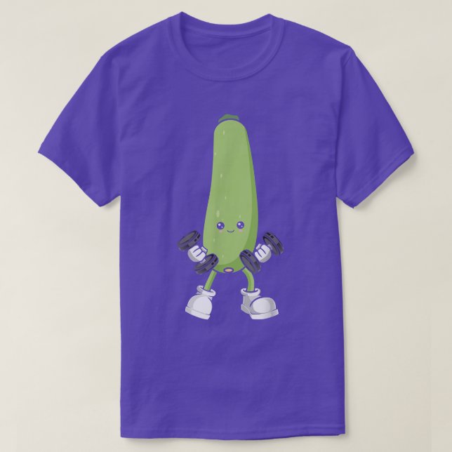 Zucchini, Bodybuilding Fitness Gym Gear Workout Ve T Shirt (Design framsida)