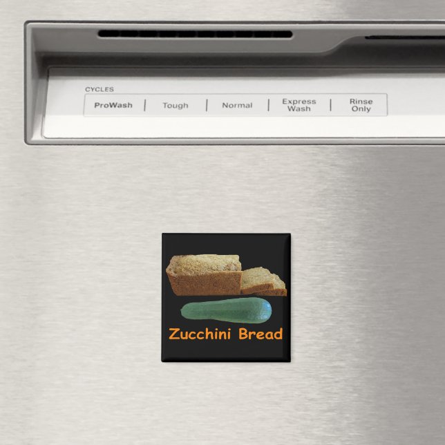 Zucchini Bread Magnet (In Situ (Dishwasher))