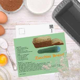Zucchini Bread Recipe Vykort