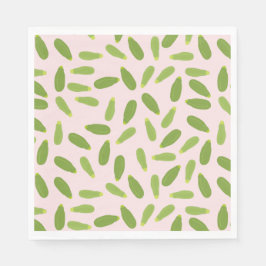 Zucchini Courgette Summer Squash Mönster Pappersservett