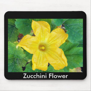 Zucchini Flower Mousepad Musmatta