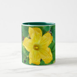Zucchini Flower Två-Tonad Mugg