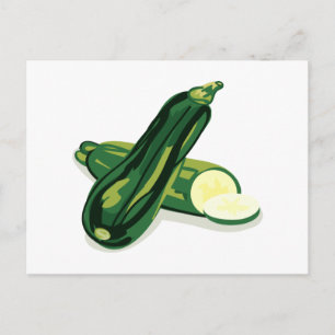 Zucchini Grönsak Vykort