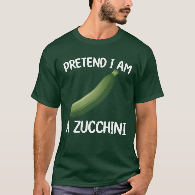 Zucchini Halloween-vän T Shirt (Framsida)