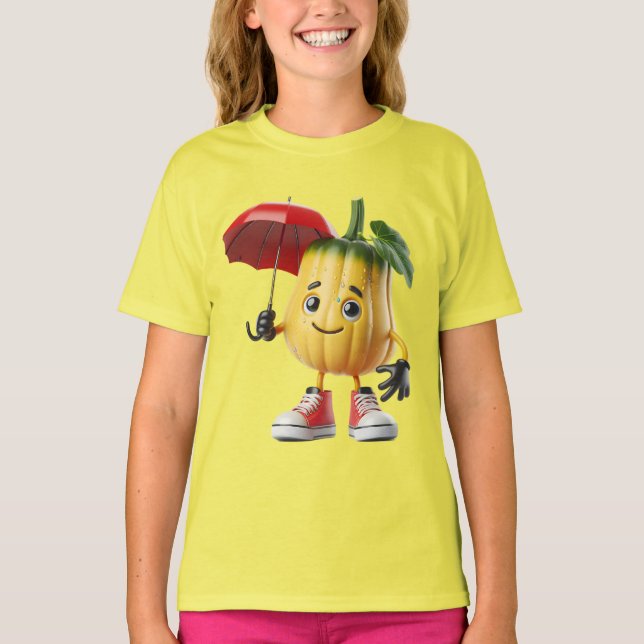 Zucchini i Red Sneakers T Shirt (Framsida)