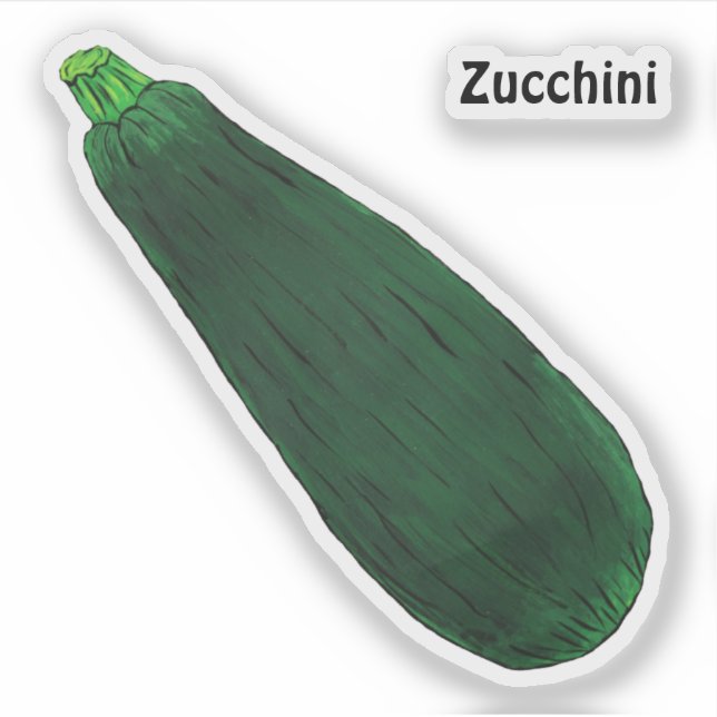 Zucchini Klistermärken (Framsida)