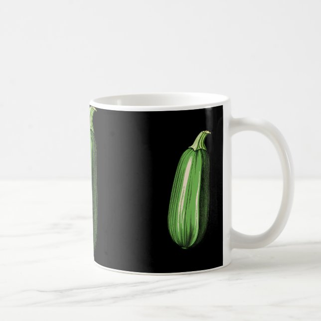 Zucchini Lazy Easy Funny Matching Halloween Costum Kaffemugg (Höger)