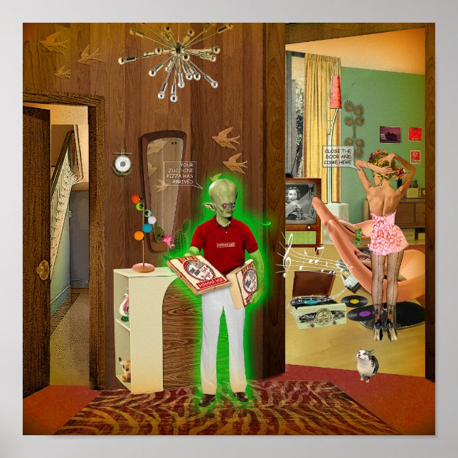 Zucchini Pizza Poster (Framsidan)