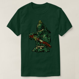 Zucchini Shadow Strike — Vintage Retro Ninja Fight T Shirt