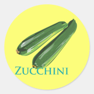 Zucchini Squash Runt Klistermärke