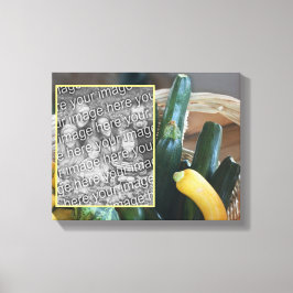 Zucchini Squash Vegetables Skapar ditt eget foto Canvastryck