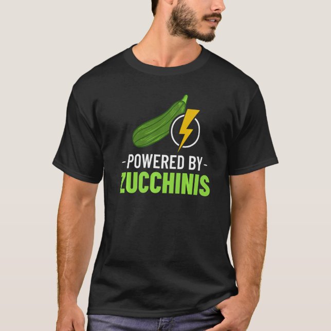 Zucchini Vegetable Bread Fries Noodle Lasagna Plan T Shirt (Framsida)